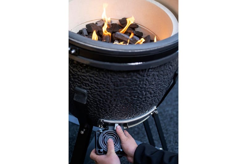 Tändfläkt Mustang Ignition Passar Kamado L och XL - Svart - Utemöbler & utemiljö - Grill & utekök - Grilltillbehör - Grilltändare