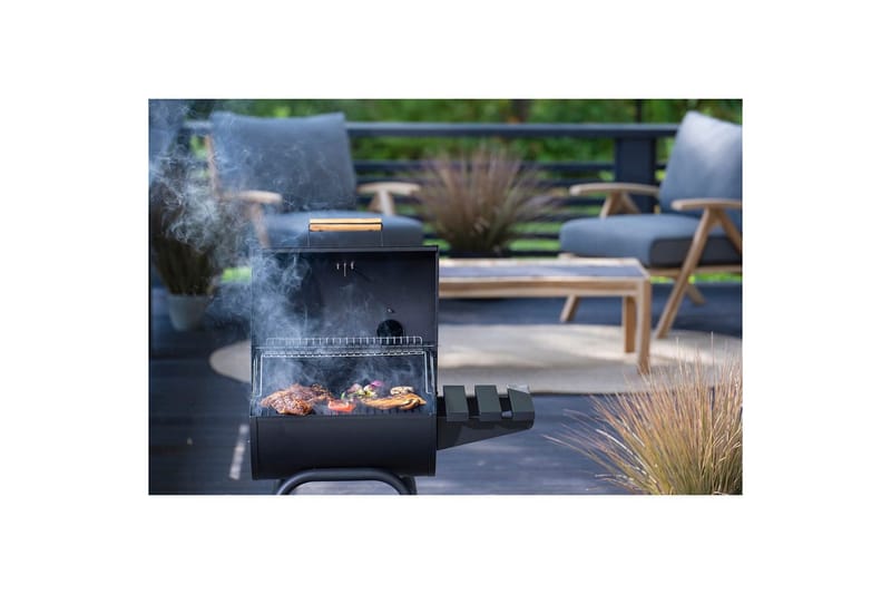 Kolgrill Mustang Barrel Kilgore - Svart - Utemöbler & utemiljö - Grill & utekök - Kolgrillar