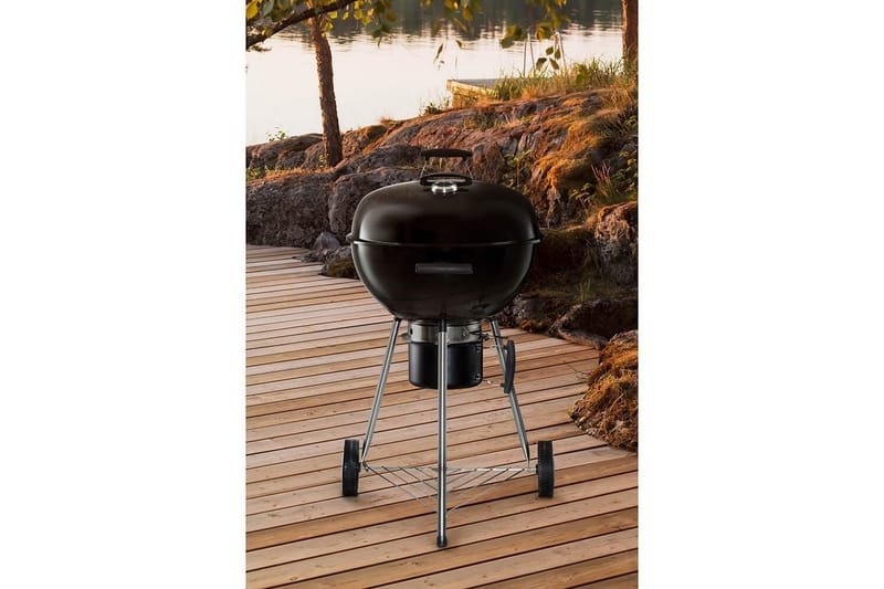 Kolgrill Mustang Gourmet 57 - Svart - Utemöbler & utemiljö - Grill & utekök - Kolgrillar - Klotgrill