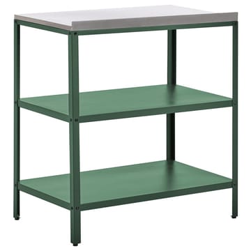 2-delat utekök med vask 2 dörrar Vilama - Grön, Silver - Utemöbler & utemiljö - Grill & utekök - Utekök - Kompletta utekök