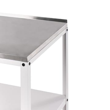 2-delat utekök med vask Vilama - Vit, Silver - Utemöbler & utemiljö - Grill & utekök - Utekök - Kompletta utekök
