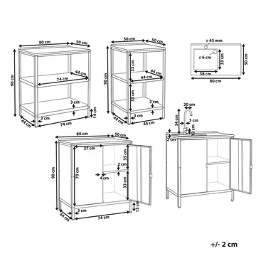 4-delat Vilama - Utemöbler & utemiljö - Grill & utekök - Utekök - Kompletta utekök