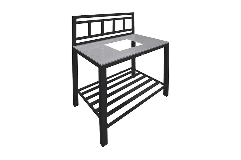 Atlantis Mittdel till Utekök 90x60 cm Svart, Venture Home