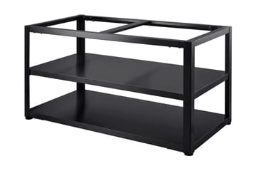 Basmodul Nordic Line Black 120 cm 2 Moduler Svart