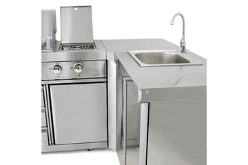 Hörnmodul till utekök Silver - Metalcraft - Utemöbler & utemiljö - Grill & utekök - Utekök - Bygg ditt eget utekök