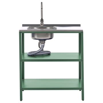 Köksö med vask Vilama - Grön, Silver - Utemöbler & utemiljö - Grill & utekök - Utekök - Kompletta utekök