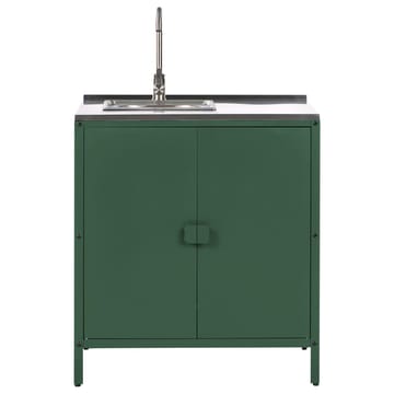 Kökskåp med vask Vilama - Grön, Silver - Utemöbler & utemiljö - Grill & utekök - Utekök - Kompletta utekök