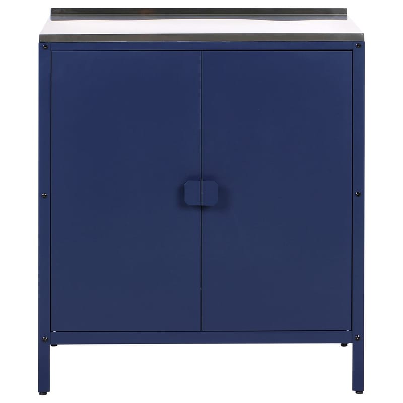 Kökskåp Vilama - Blå, Silver - Utemöbler & utemiljö - Grill & utekök - Utekök - Kompletta utekök