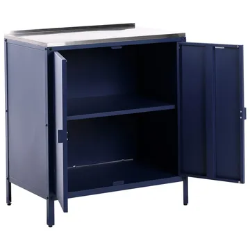 Kökskåp Vilama - Blå, Silver - Utemöbler & utemiljö - Grill & utekök - Utekök - Kompletta utekök