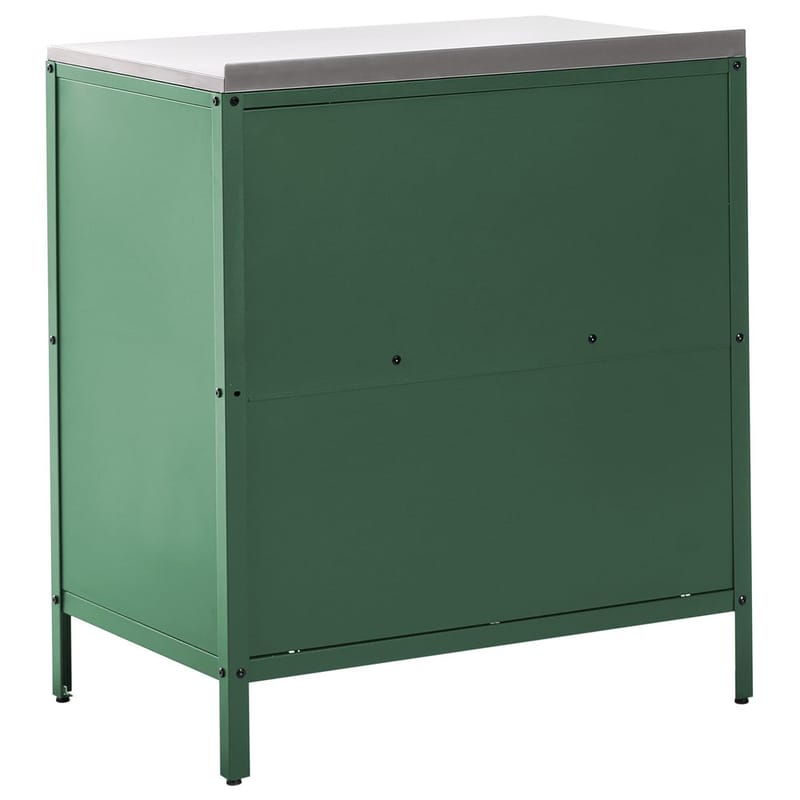Kökskåp Vilama - Grön, Silver - Utemöbler & utemiljö - Grill & utekök - Utekök - Kompletta utekök
