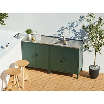 Kökskåp Vilama - Grön, Silver - Utemöbler & utemiljö - Grill & utekök - Utekök - Kompletta utekök
