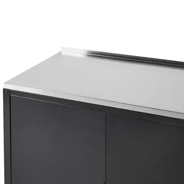 Kökskåp Vilama - Svart, Silver - Utemöbler & utemiljö - Grill & utekök - Utekök - Kompletta utekök