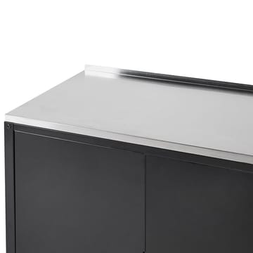 Kökskåp Vilama - Svart, Silver - Utemöbler & utemiljö - Grill & utekök - Utekök - Kompletta utekök