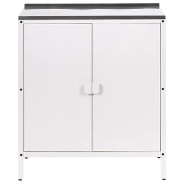 Kökskåp Vilama - Vit, Silver - Utemöbler & utemiljö - Grill & utekök - Utekök - Kompletta utekök