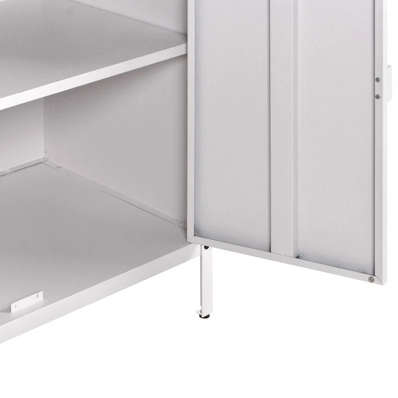 Kökskåp Vilama - Vit, Silver - Utemöbler & utemiljö - Grill & utekök - Utekök - Kompletta utekök