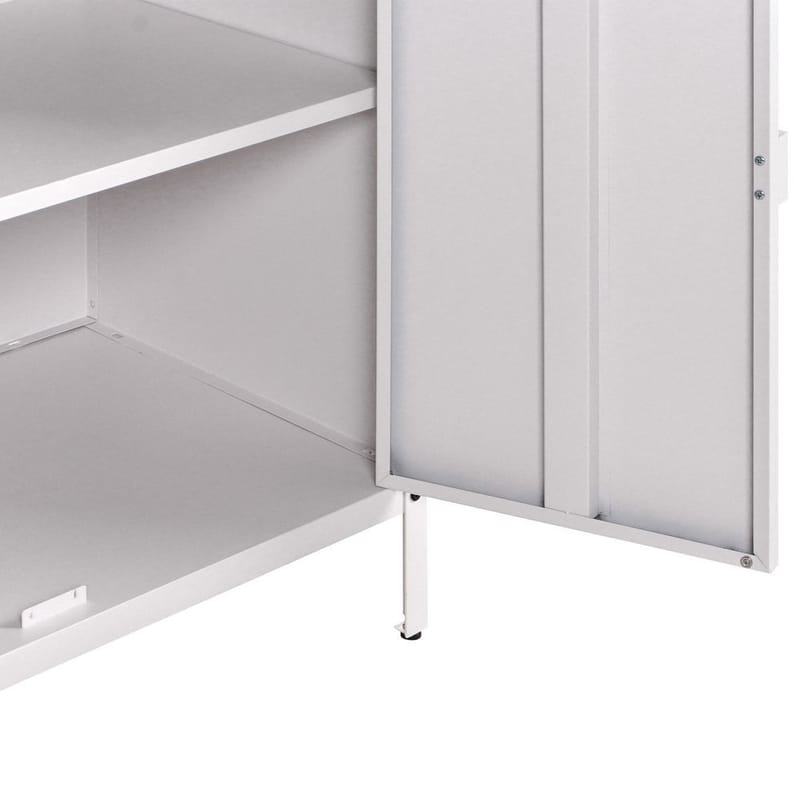 Kökskåp Vilama - Vit, Silver - Utemöbler & utemiljö - Grill & utekök - Utekök - Kompletta utekök
