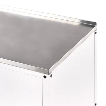 Kökskåp Vilama - Vit, Silver - Utemöbler & utemiljö - Grill & utekök - Utekök - Kompletta utekök