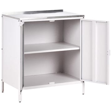 Kökskåp Vilama - Vit, Silver - Utemöbler & utemiljö - Grill & utekök - Utekök - Kompletta utekök