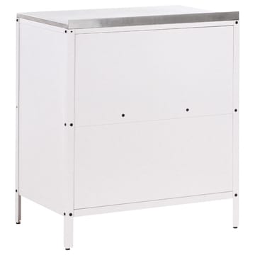 Kökskåp Vilama - Vit, Silver - Utemöbler & utemiljö - Grill & utekök - Utekök - Kompletta utekök