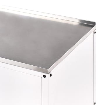 Kökskåp Vilama - Vit, Silver - Utemöbler & utemiljö - Grill & utekök - Utekök - Kompletta utekök