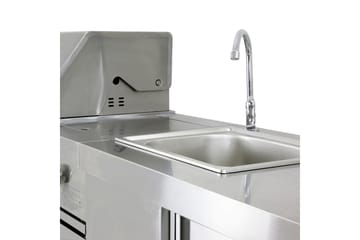 Miami Kylskåp till gasolgrill Silver - Metalcraft - Utemöbler & utemiljö - Grill & utekök - Utekök - Kompletta utekök