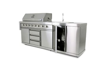 Miami Kylskåp till gasolgrill Silver - Metalcraft - Utemöbler & utemiljö - Grill & utekök - Utekök - Kompletta utekök