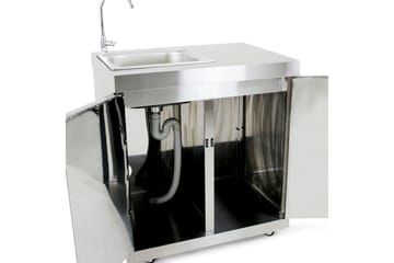 Miami Kylskåp till gasolgrill Silver - Metalcraft - Utemöbler & utemiljö - Grill & utekök - Utekök - Kompletta utekök