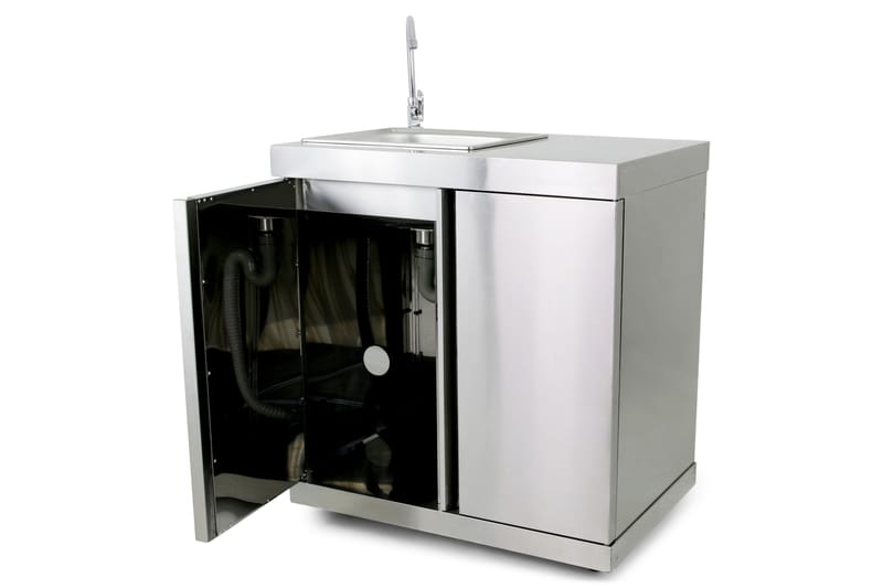 Miami Kylskåp till gasolgrill Silver - Metalcraft - Utemöbler & utemiljö - Grill & utekök - Utekök - Kompletta utekök