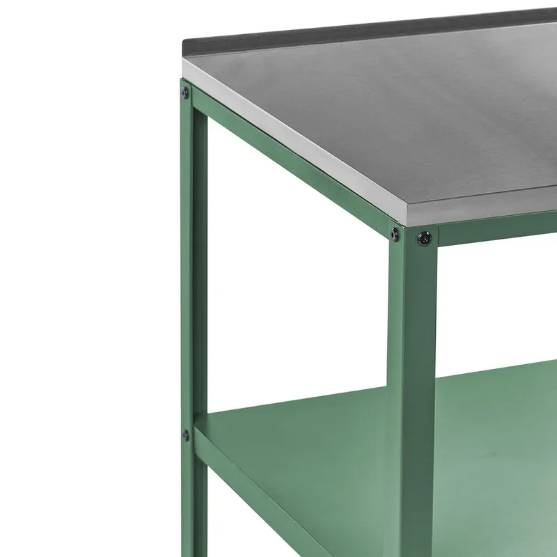 Stor köksö Vilama - Grön, Silver - Utemöbler & utemiljö - Grill & utekök - Utekök - Kompletta utekök