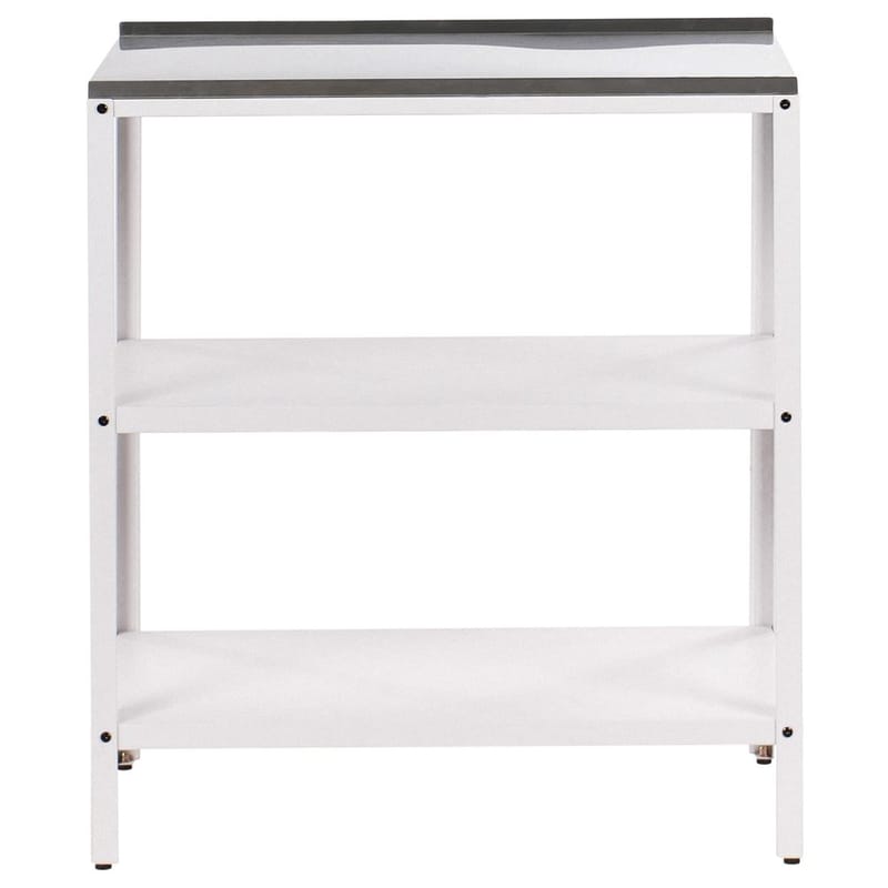 Stor köksö Vilama - Vit, Silver - Utemöbler & utemiljö - Grill & utekök - Utekök - Kompletta utekök