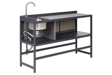 Trädgårdskök Ortisei Grå - Grå - Utemöbler & utemiljö - Grill & utekök - Utekök - Kompletta utekök