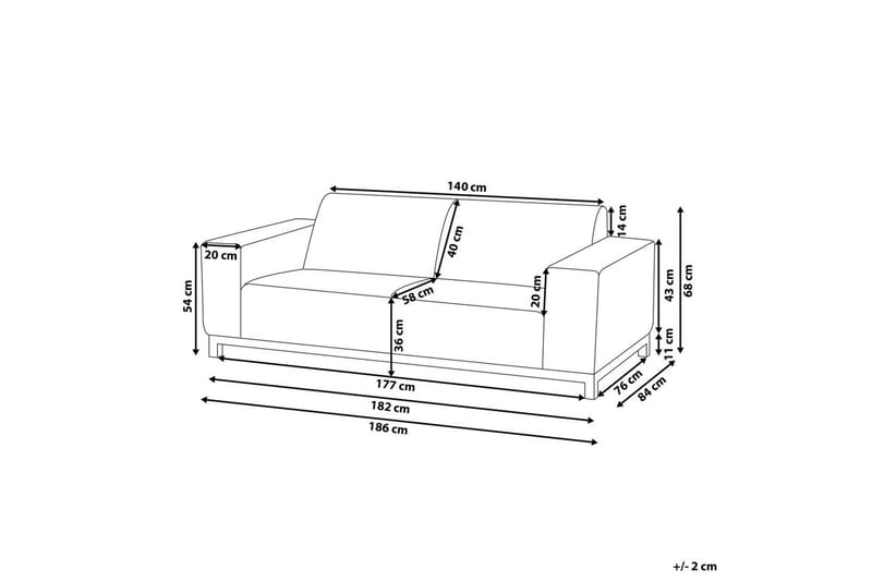 3-sitssoffa Rovigo - Utemöbler & utemiljö - Loungemöbler - Loungesoffor