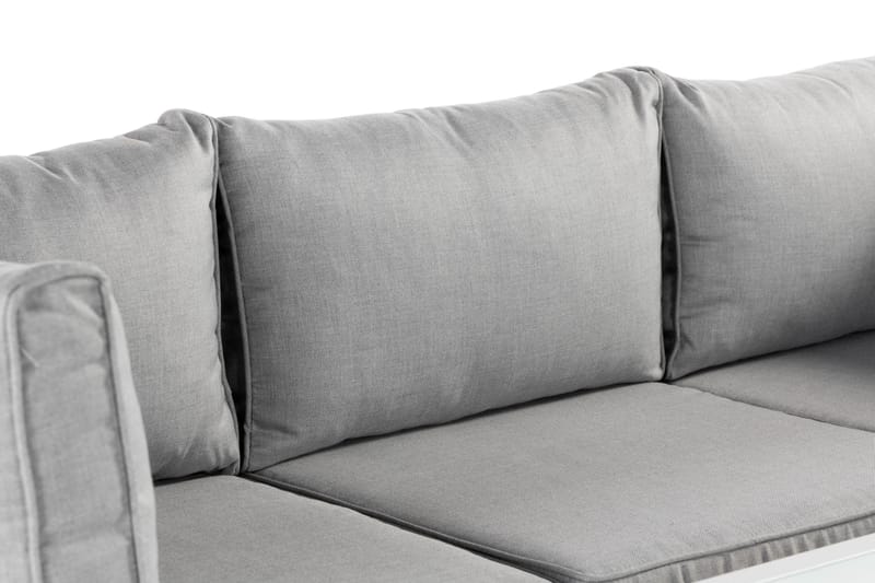 Ariany Hörnsoffa - Vit / Grå dynor - Utemöbler & utemiljö - Loungemöbler - Loungesoffor