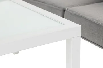 Ariany Hörnsoffa - Vit / Grå dynor - Utemöbler & utemiljö - Loungemöbler - Loungesoffor