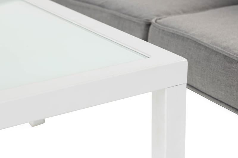 Ariany Hörnsoffa - Vit / Grå dynor - Utemöbler & utemiljö - Loungemöbler - Loungesoffor