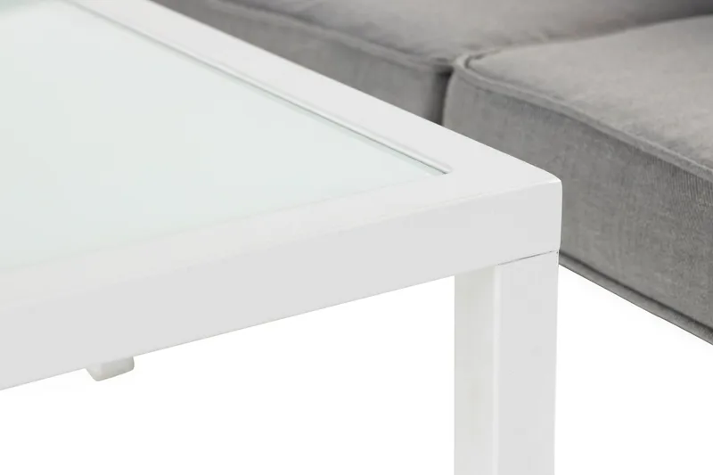 Ariany Hörnsoffa - Vit / Grå dynor - Utemöbler & utemiljö - Loungemöbler - Loungesoffor