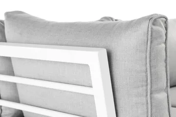 Ariany Hörnsoffa - Vit / Grå dynor - Utemöbler & utemiljö - Loungemöbler - Loungesoffor