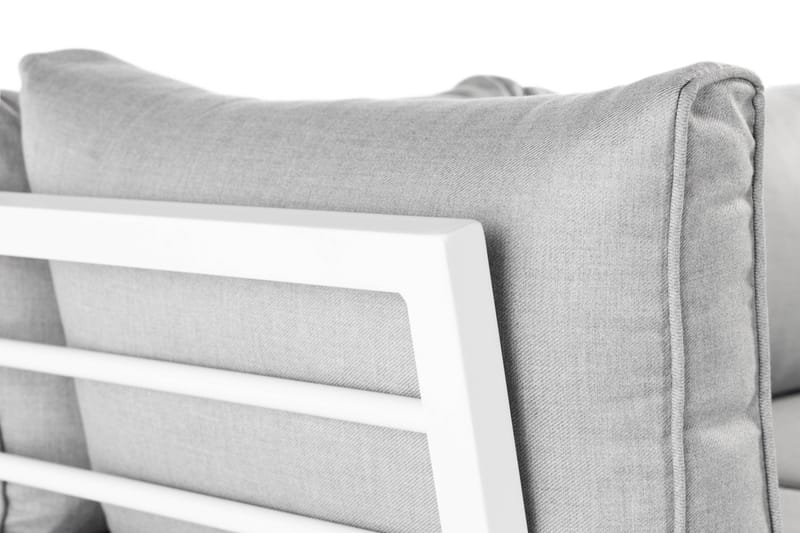 Ariany Hörnsoffa - Vit / Grå dynor - Utemöbler & utemiljö - Loungemöbler - Loungesoffor