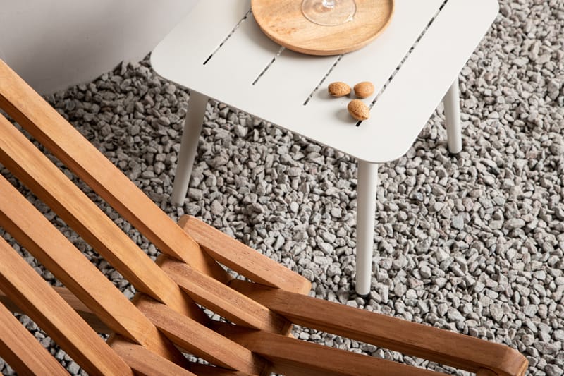 Fåtölj Lounge Guld/Beige - Venture Home - Loungestol utomhus - Utefåtölj & loungefåtölj