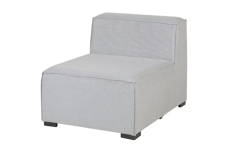 Hörnsoffa med fotpall Arezzo Grå/svart, Vänstervänd - Grå/svart, Vänstervänd - Utemöbler & utemiljö - Loungemöbler - Loungesoffor