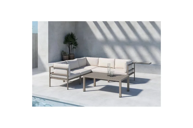 Hörnsoffset 3+2 Copacabana, Brun