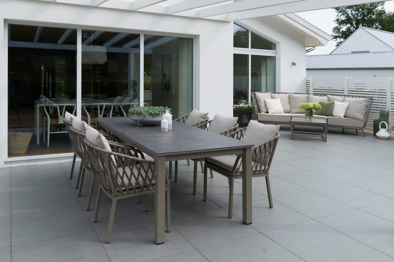 Hillerstorp Jet Set Loungesoffa 3-Sits - Beige - Utemöbler & utemiljö - Loungemöbler - Loungesoffor