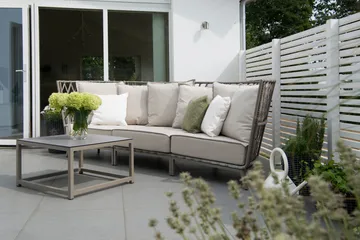 Hillerstorp Jet Set Loungesoffa 3-Sits - Beige - Utemöbler & utemiljö - Loungemöbler - Loungesoffor