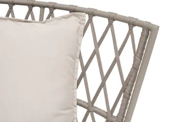 Hillerstorp Jet Set Loungesoffa 3-Sits - Beige - Utemöbler & utemiljö - Loungemöbler - Loungesoffor