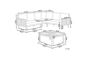 Loungegrupp Baratti 4-Sits - 4-Sits - Utemöbler & utemiljö - Loungemöbler - Loungeset & loungegrupp