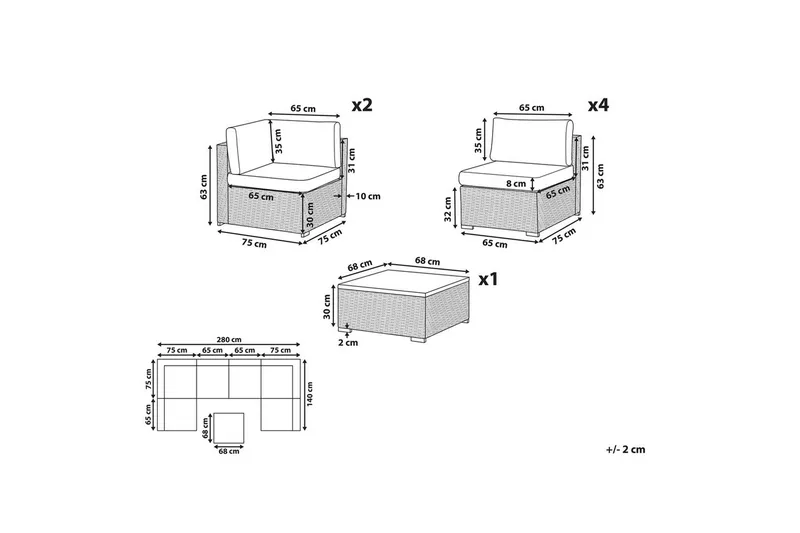 Loungegrupp Belvedere - Utemöbler & utemiljö - Loungemöbler - Loungeset & loungegrupp