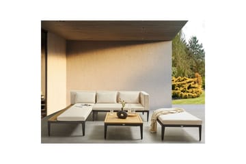 Loungegrupp med fotpall Bracciano 3-Sits - 3-Sits - Utemöbler & utemiljö - Loungemöbler - Loungeset & loungegrupp