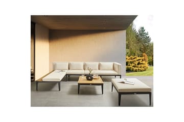 Loungegrupp med fotpall Bracciano 4-Sits - 4-Sits - Utemöbler & utemiljö - Loungemöbler - Loungeset & loungegrupp