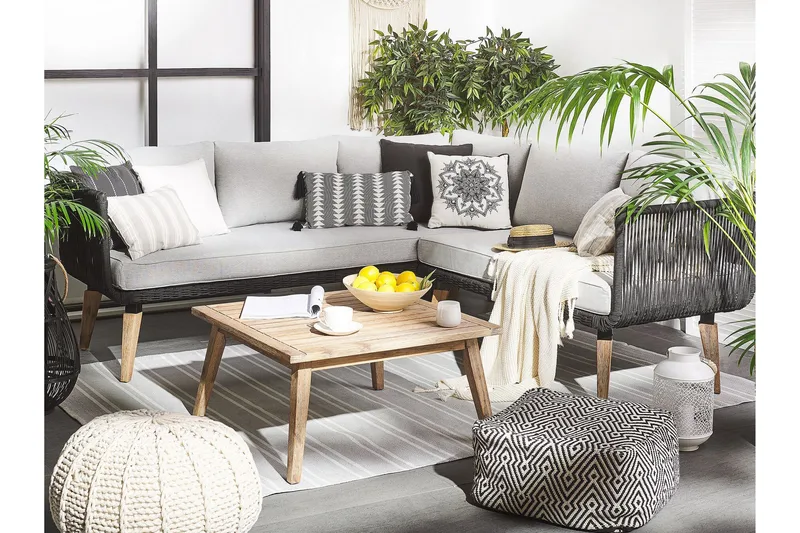 Alcamo Loungegrupp Utomhus - Grå - Utemöbler & utemiljö - Loungemöbler - Loungeset & loungegrupp