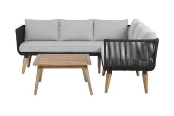 Alcamo Loungegrupp Utomhus - Grå - Utemöbler & utemiljö - Loungemöbler - Loungeset & loungegrupp